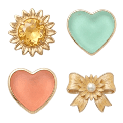 Elegant sparkly emojis. 12