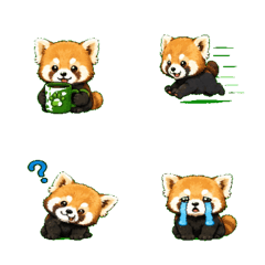 Fluffy Red Panda Reactions