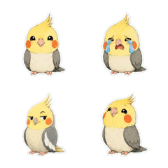 Cockatiel Paper Cut 1A