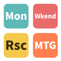 Everyday Schedule & Calendar Emoji