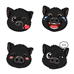 Shin-chan the Black Pig Emoji