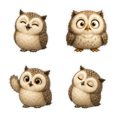 Owl Fluffy 1A