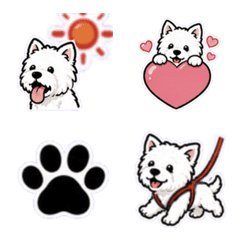 Cute Westie Emoji