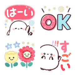 かわいいシマエナガ♡リアクション絵文字