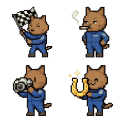 Torata the Racer Cat: Daily Emojis