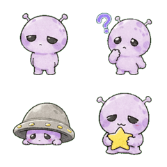 Chill Purple Alien