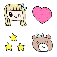 nenerin色んな絵文字セット可愛い736修正
