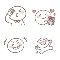 【毎日使える】シンプルな顔の絵文字｜coco