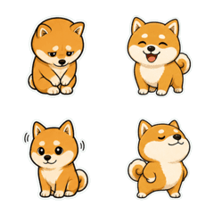 柴犬粗線條1A