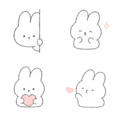 A soft, fluffy rabbit emoji anytime.