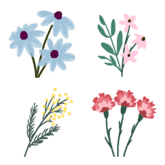 floral mini stamp