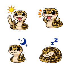 Reticulated Python Daily Emoji