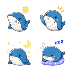 Blue whale Daily Emoji