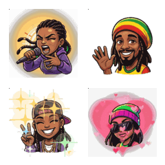Vibes High! Hip Hop Girl & Reggae Man