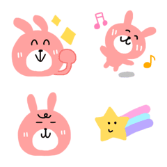 rabbit rabbit yuruemoji