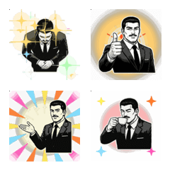 Polite Dandy Suit Man