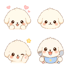 Mochi Puppy Baby Emoji Stickers