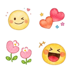 Emoji wajah tersenyum sederhana｜coco♡