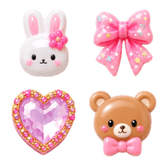 Heisei Kawaii Deco Parts Emoji
