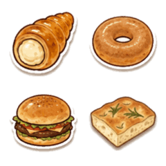 Daily Bread Emoji (Snack Wheat) Vol.4
