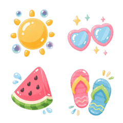 Summer Pop Emoji pack