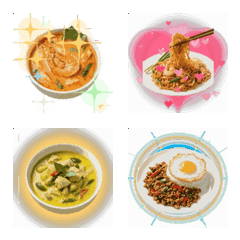 Animated Delicious Thai Food Emoji