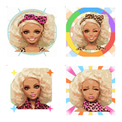 The!! Gal Leopard Print Doll Animated