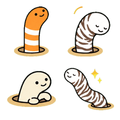 Garden Eels Polite Greeting Emoji