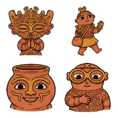 Dogu Friends Polite Greeting Emoji