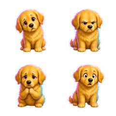 黃金獵犬霓虹風1A