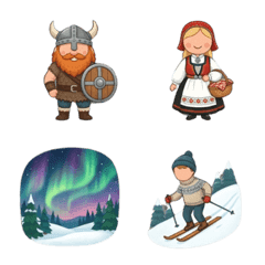 可愛い！ノルウェーの絵文字