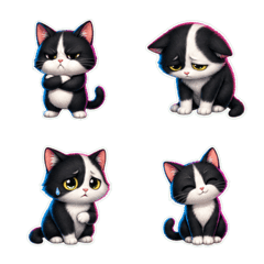 ネオン風ハチワレ1A