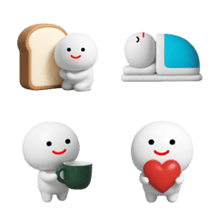 Shiromame-kun 3D @ Emoji