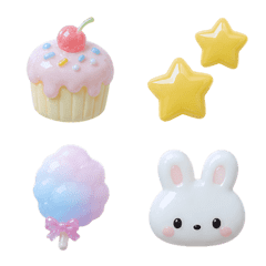【動く♪】毎日使える♡パステルデコ絵文字