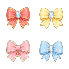 パステルきらきらリボン