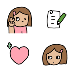 A Girl Emoji by Ngingi