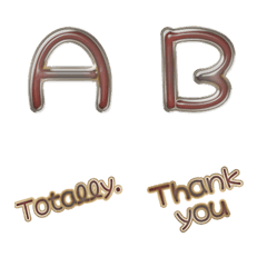 alphabet and responce 05 red gradient