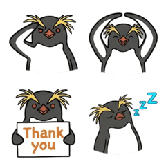 ゆるかわ◎イワトビペンギンの絵文字