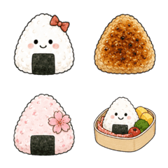 Cute Little Onigiri Emojis