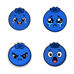 Blueberry-kun Emoji