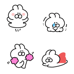 move white rabbit Emoji (1)