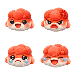 ♡雲朵兔兔表情貼67♡金魚♡
