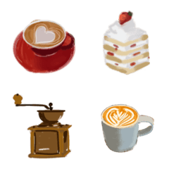 大人のコーヒー　絵文字