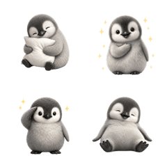 一年中使える！ 子ペンギン