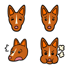 うちの子絵文字　愛犬ミナ