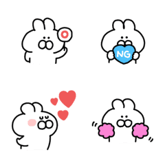 move white rabbit Emoji (2)