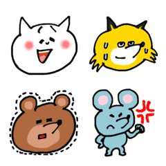 Nekomizu friends moving emoji 1
