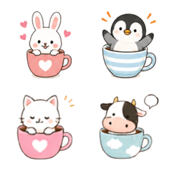 Cozy Cup Animals Emoji