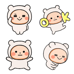 ▶︎動く！クマタイツまる絵文字2