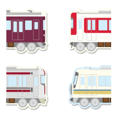 Long Train Sticker West Japan